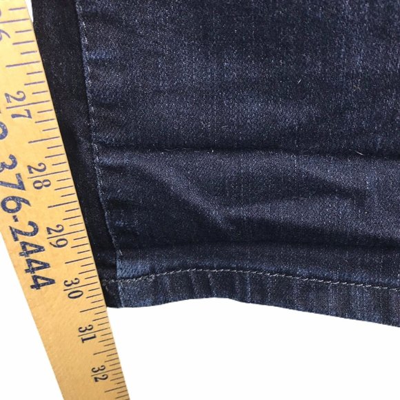 Gloria Vanderbilt Womens Jeans Alana Bootcut Size 6 Dark Wash Mid Rise Stretch - Picture 3 of 10